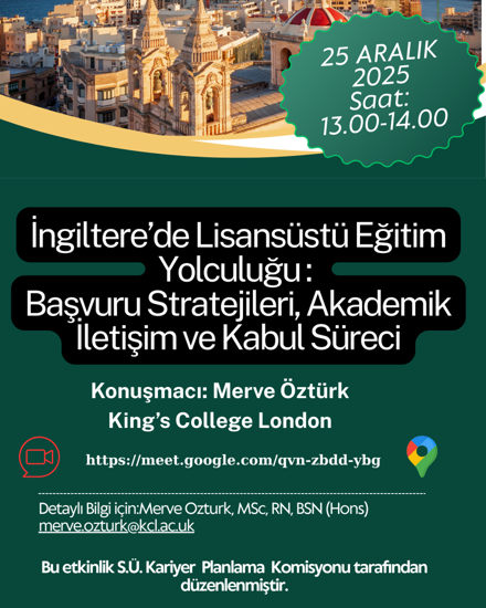 İngiltere’de Lisansüstü Eğitim Yolculuğu: Başvuru Stratejileri, Akademik İletişim ve Kabul Süreci